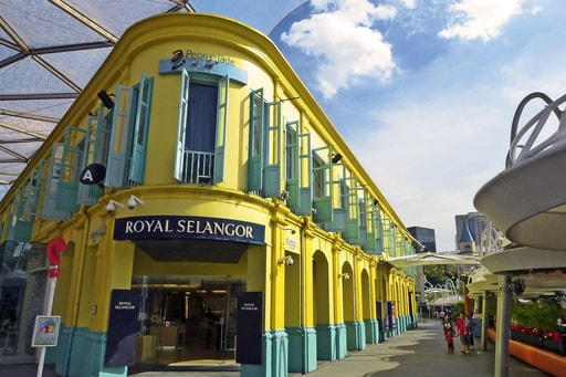Bild Clarke Quay Nachtleben