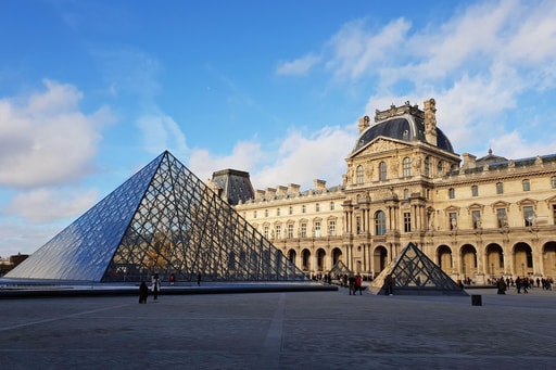 Bild Louvre und Mona Lisa