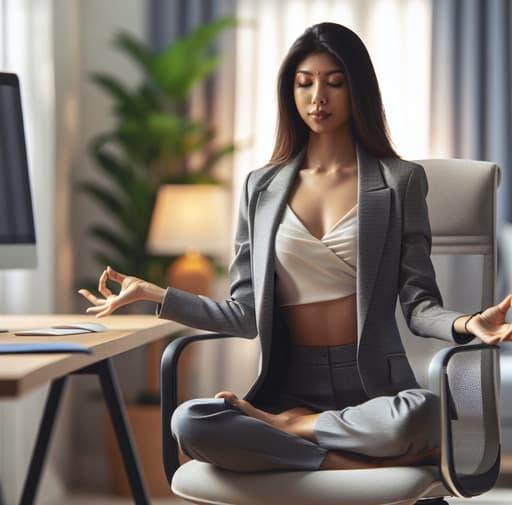 Bild zur Bildungsurlaub-Veranstaltung Yoga auf dem Bürostuhl – Online
