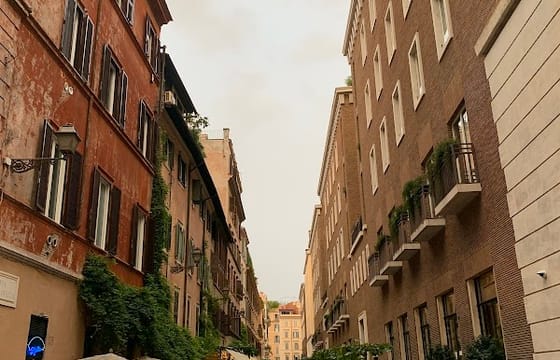 Gasse in Rom, Foto aus der Bewertung