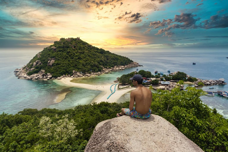Dschungellandschaft in Thailand